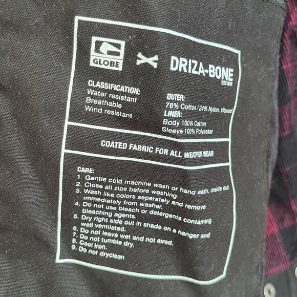 Driza-Bone Canvas Corduroy Mens Jacket Size M Black Water Wind Resistant Work - Picture 9 of 12